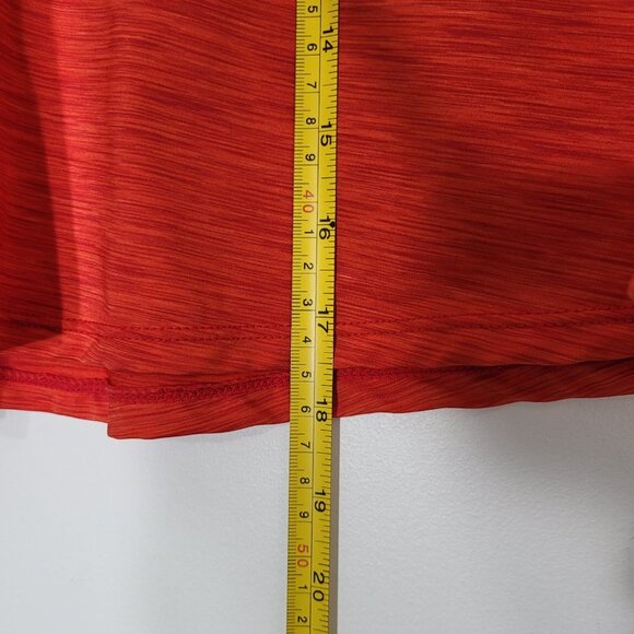 Women's Orange Space Dye Ruched Side Athletic Skirt Size M - Picture 4 of 9